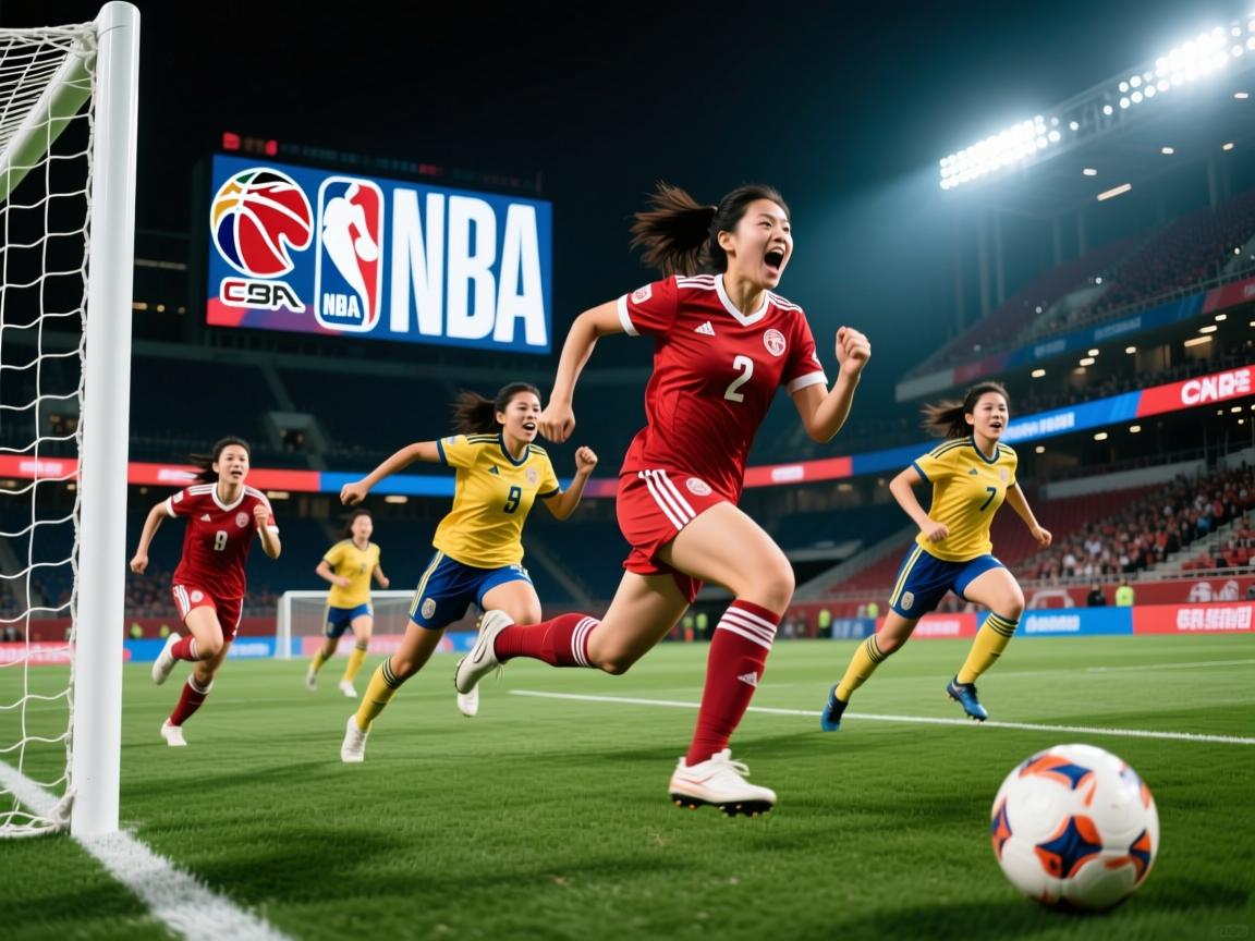 拼尽全力,女足球员们向着胜利发起冲锋 第3张